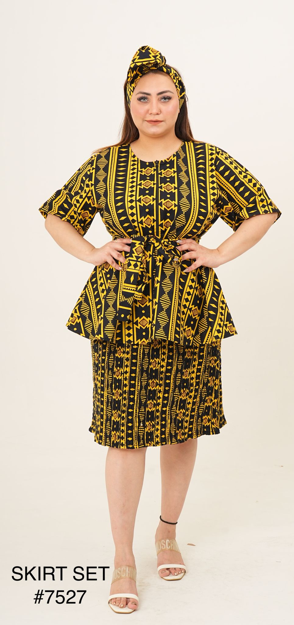 SKIRT SET "BLACK, YELLOW"