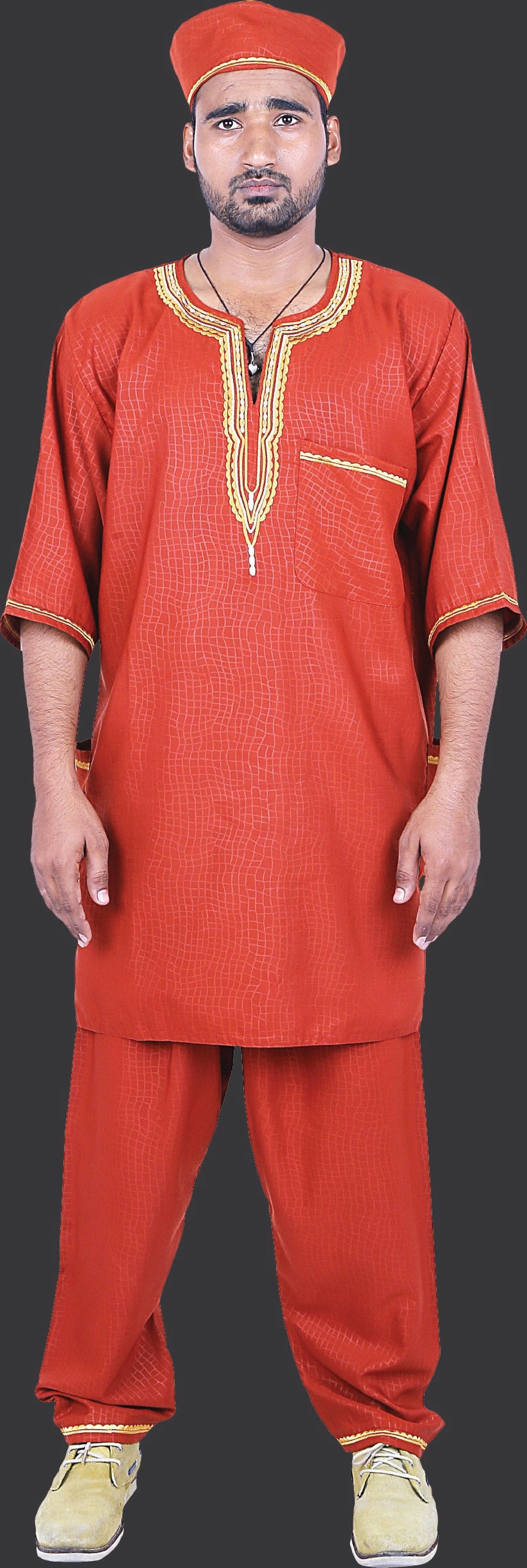 Men's Three Piece Set "Red"